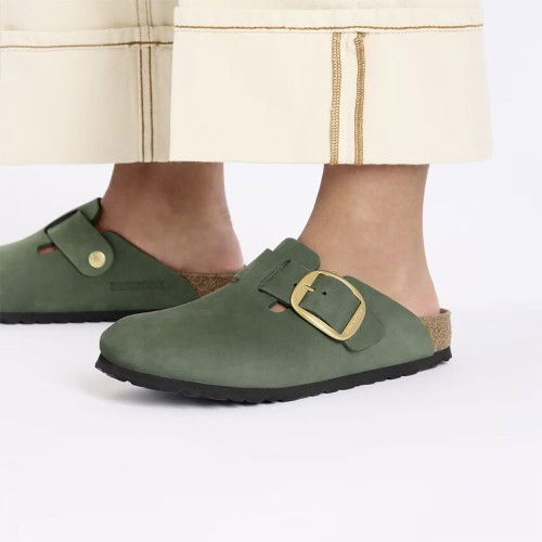 Birkenstock Leather Boston Big Buckle